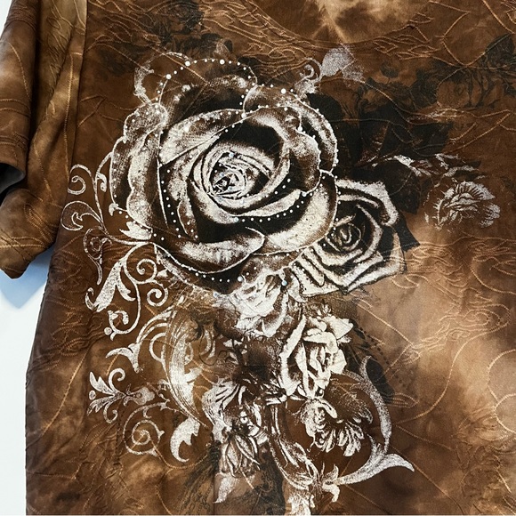 Initiatives | Y2K Rhinestone Tee Shirt - Picture 5 of 15